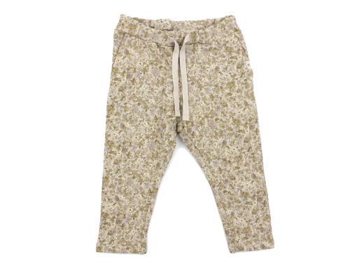 Wheat pale lilac flower field sweatpants Vibe